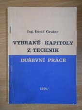 kniha Vybrané kapitoly z technik duševní práce, Utrin 1991