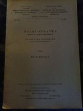 kniha Dolní Svratka Studie paleopotamologická = [La Svratka inférieure : Étude paléopotamologique], Přírodovědecká fakulta 1933