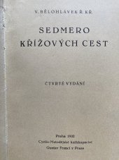 kniha Sedmero křížových cest, G. Francl 1932