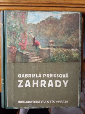 kniha Zahrady Gazda z Gomby. - Trio u sv. Romalda. - Zahrada. - Dvě ukolébavky., J. Otto 1918