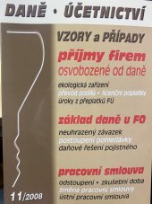 kniha Daně Účetnictví 11 / 2008 Vzory a případy, Poradce 2008