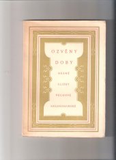 kniha Ozvěny doby, Pražská akciová tiskárna 1922