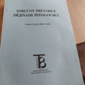 kniha Stručný průvodce dějinami pedagogiky, Karolinum  1997