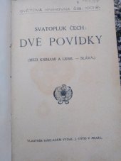 kniha Dvě povídky, J. Otto 1912