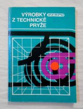 kniha Výrobky z technické pryže katalog s pryžovými výrobky, Řempo, státní podnik, propagace 1990