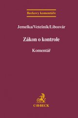 kniha Zákon o kontrole Komentář, C. H. Beck 2014