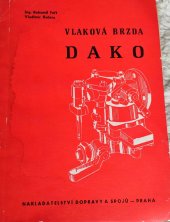 kniha Vlaková brzda Dako, Nadas 1972