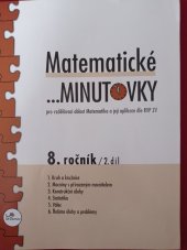 kniha Matematické minutovky 8.ročník 2.dil, Prodos spol. s r. o. 2018