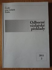 kniha Odborné včelařské překlady 2011 2, Český svaz včelařů 2011