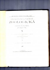 kniha Praktická cvičení zoologická a biologické pokusy pro vyšší třídy středních škol, učitelstvo i samouky, Promberger 1917