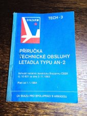 kniha Letová příručka Svazarmu Pro letoun Z-12, ČO CSTV 1982