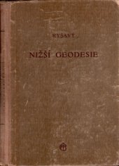 kniha Nižší geodesie, Česká matice technická 1949