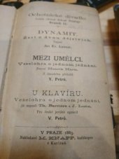 kniha Dynamit žert o dvou dějstvích, M. Knapp 1900