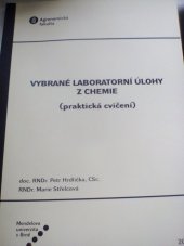 kniha Vybrané laboratorní úlohy z chemie (praktická cvičení), Mendelova univerzita  2012