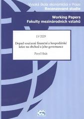 kniha Dopad současné finanční a hospodářské krize na obchod a jeho governance, Oeconomica 2009