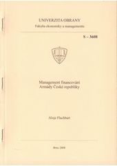 kniha Management financování Armády České republiky skripta, Univerzita obrany 2008