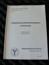 kniha Pracovní text pro studium předmětu Bi2080 Obecná zoologie. Díl I, - Chemické složení živé hmoty - cytologie, Tribun EU 2007