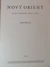 kniha Nový Orient svázaný ročník XI (1956), Orientální ústav Československé akademie věd 1956