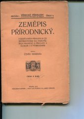 kniha Zeměpis přírodnický, Č. Semerád 1911