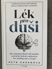 kniha Lék pro duši Jak vlastními silami čelit smutku, psychické bolest a úzkostné bez antidepresiv a terapií, First Class Publishing  2023