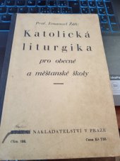 kniha Katolická liturgika pro obecné a měšťanské školy, Státní nakladatelství 1931