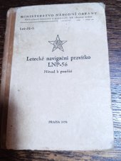 kniha Letecké navigační pravítko Návod k použití, MNO ČR 1958