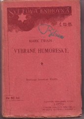 kniha Vybrané humoresky, J. Otto 1925