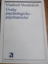 kniha Úvahy psychologicko-psychiatrické, Avicenum 1981