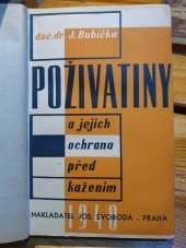 kniha Poživatiny a jejich ochrana před kažením, Josef Svoboda 1940