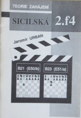 kniha Sicilská 2.f4 Teorie zahájení, Šachová agentura 1992