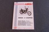 kniha Jawa 350/639-2 Chopper Návod k obsluze , JAWA n.p. Týnec nad Sázavou 1994