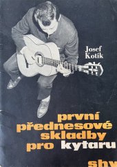 kniha První přednesové skladby pro kytaru, Státní Hudební Vydavatelství 1965