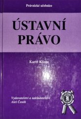 kniha Ústavní právo, Aleš Čeněk 2002