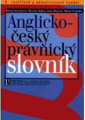kniha Anglicko-český právnický slovník, Linde 2001