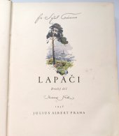 kniha Lapači díl  II. - Nad propastí - díl III. V nový život, Julius Albert 1939