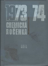 kniha Chemická ročenka 1973/1974, SNTL 1973