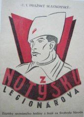 kniha Z notýsku legionářova, Brněnské knižní nakladatelství 1930