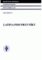 kniha Latina pro právníky, Masarykova univerzita 2005