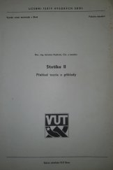 kniha Statika II Přehled teorie a příklady : Určeno pro posl. fak. stavební, VUT 1984