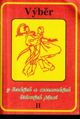 kniha Výběr z českých a moravských lidových písní II Noty pro klavír, MC nakladatelství 1994