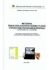 kniha Metodika řízení závlahového režimu plodin výpočetním programem IRRIPROG (s přílohami A, B, C na CD-ROM), Výzkumný ústav meliorací a ochrany půdy 2011