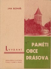 kniha Paměti obce Drásova, s.n. 1932