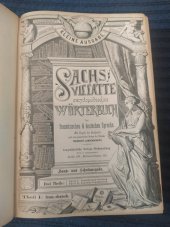 kniha Sachs Villate encyclopädisches Wörterbuch der französischen und deutschen Sprache  Hand und Schulausgabe , Langenscheidt 1888