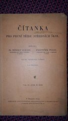 kniha Čítanka pro první třídu středních škol, 	Profesorské nakladatelství a knihkupectví 1936