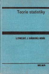 kniha Teorie statistiky vysokoškolská učebnice pro studenty vysoké škol ekonomické studijního oboru ekonomická statistika, SNTL 1986