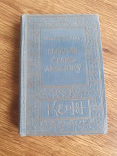 kniha Slovník česko-anglický = Czech-english Dictionary, Kvasnička a Hampl 1932