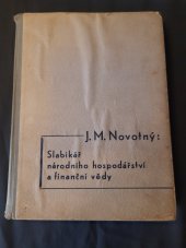 kniha Slabikář národního hospodářství a finanční vědy, Melantrich 1941