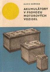 kniha Akumulátory v provozu motorových vozidel, Nadas 1969