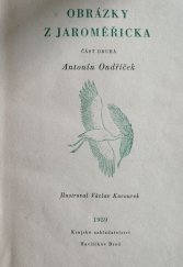 kniha Obrázky z Jaroměřicka Část druhá, Krajské nakladatelství 1959