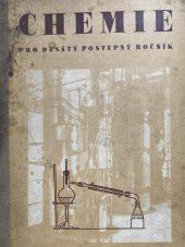 kniha Chemie pro desátý postupný ročník všeobecně vzdělávacích škol, SPN 1956